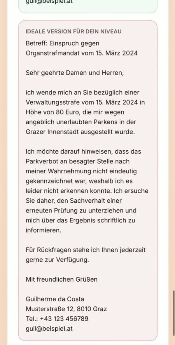 Video-Vorschau: Text im SchreibTrainer KI